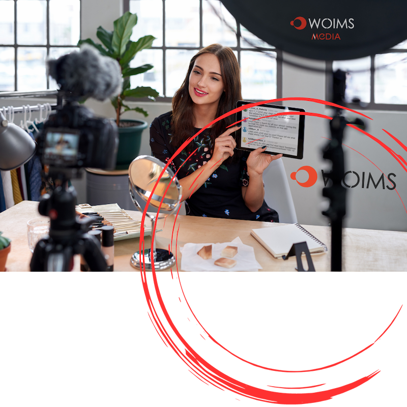 woims marketing social media